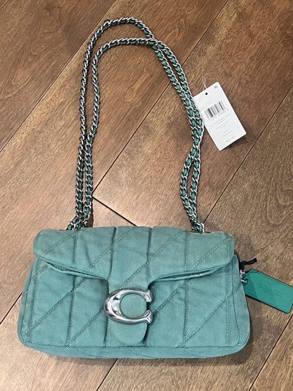 Coach Denim Tabby size 20 - Picture 1 of 5